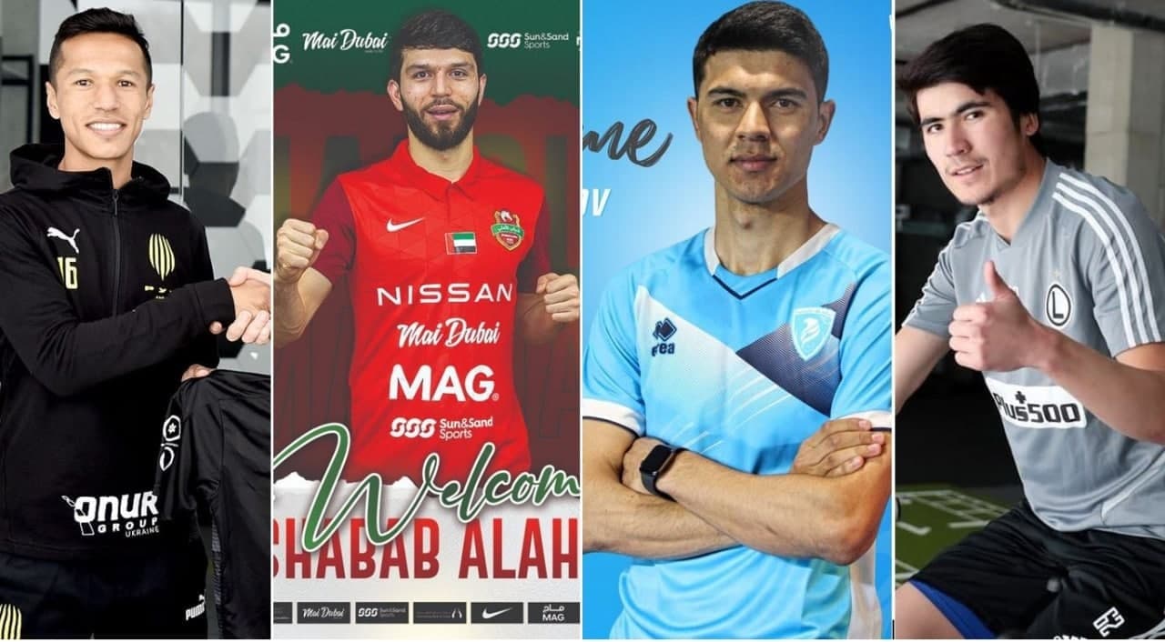 kun.uz - 1,7 million dollarlik transferdan 150 ming yevrolik o‘tishgacha. 2021 yilda yangi klubga o‘tgan o‘zbekistonlik 10 legioner.