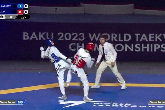 gazeta.uz - Ulug‘bek Rashitov taekvondo bo‘yicha JCHda 3-o‘rinni oldi